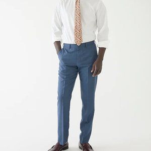 J. Crew Harbor Blue Ludlow Slim Suit Pants - 32 x 32